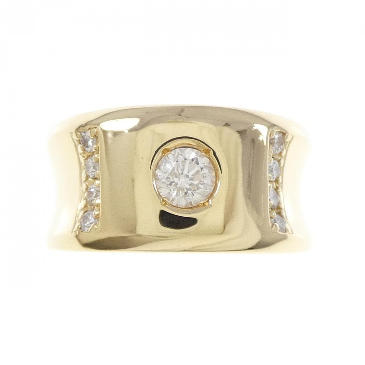 K18YG ダイヤモンド リング 0.33CT