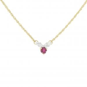 ミキモト ルビー ネックレス