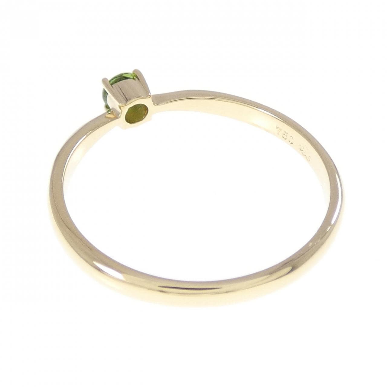 750YG トルマリン リング