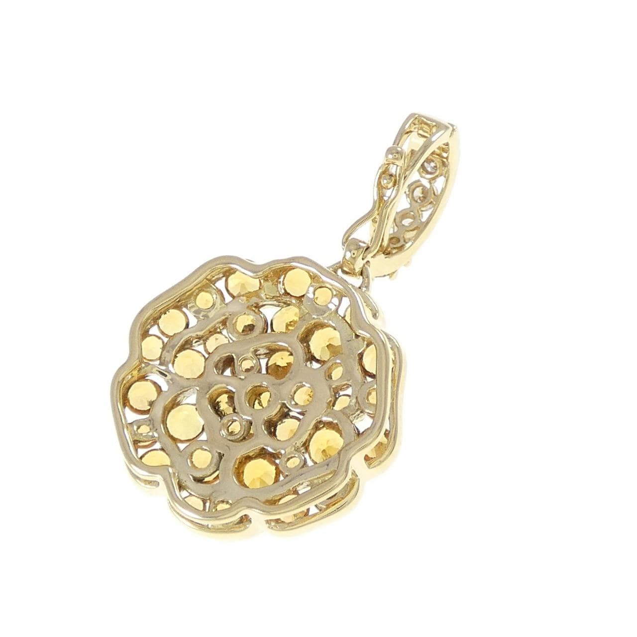 K18YG サファイヤ ペンダント 1.90CT