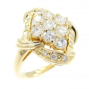 K18YG ダイヤモンド リング 1.00CT