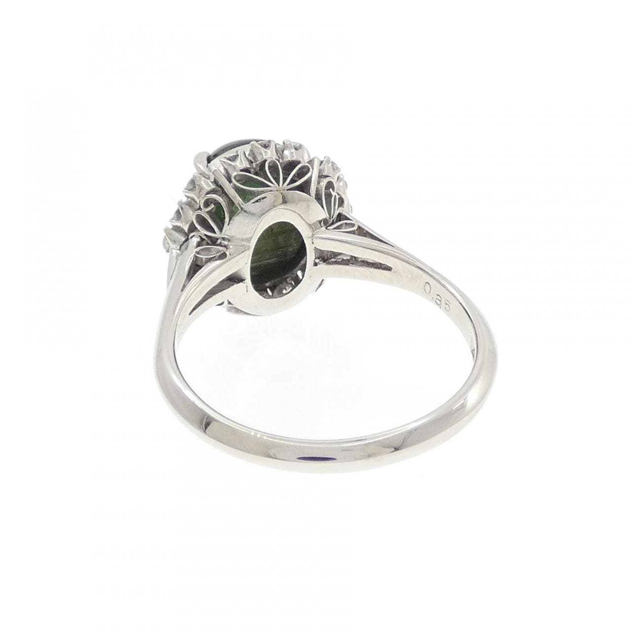 PT900 トルマリンキャッツアイ リング 4.62CT