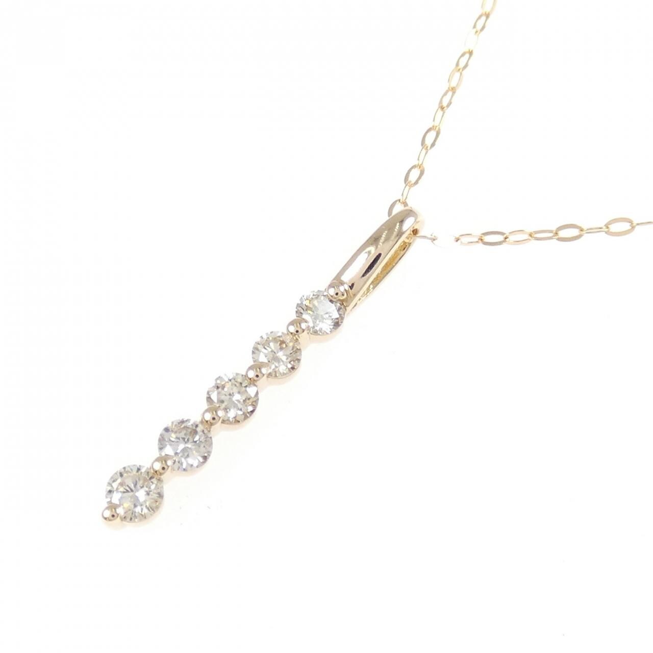 ジーエスティービー ダイヤモンド ネックレス 0.30CT