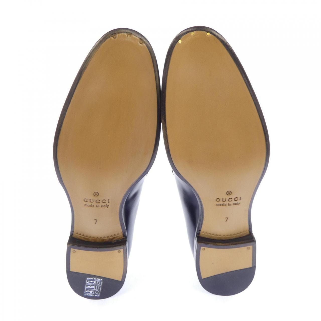 グッチ GUCCI スタッズホースビットローファー 851395 シューズ