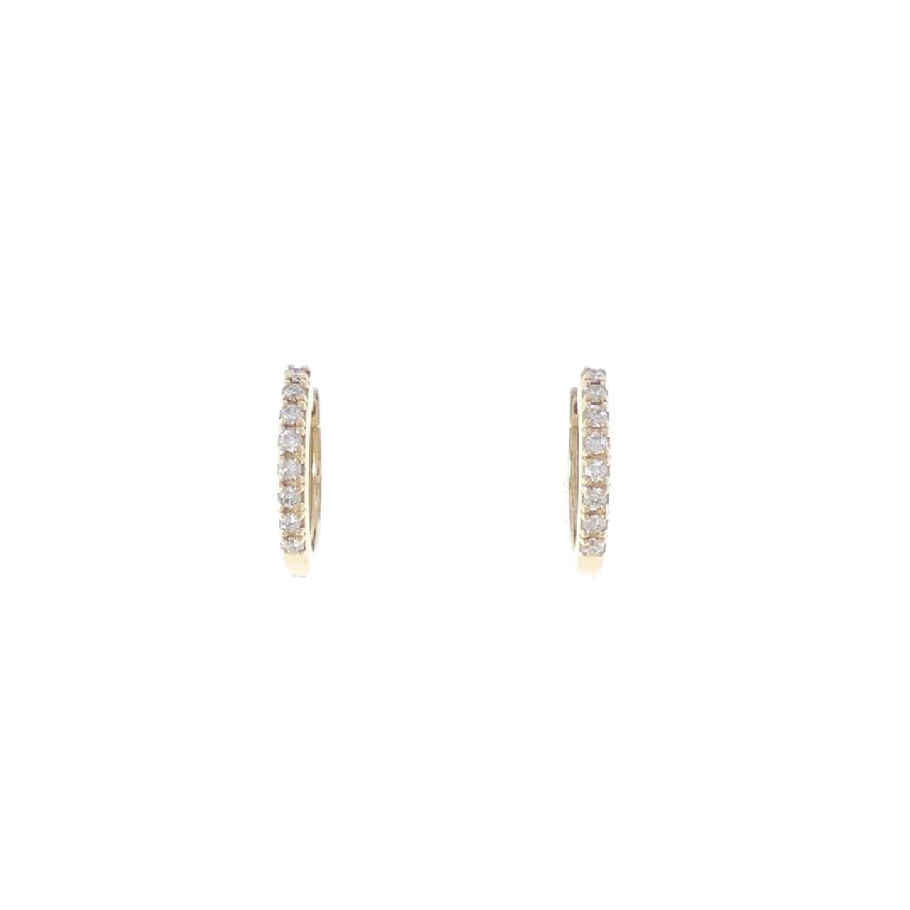 シエナ ロゼ ダイヤモンド ピアス 0.10CT