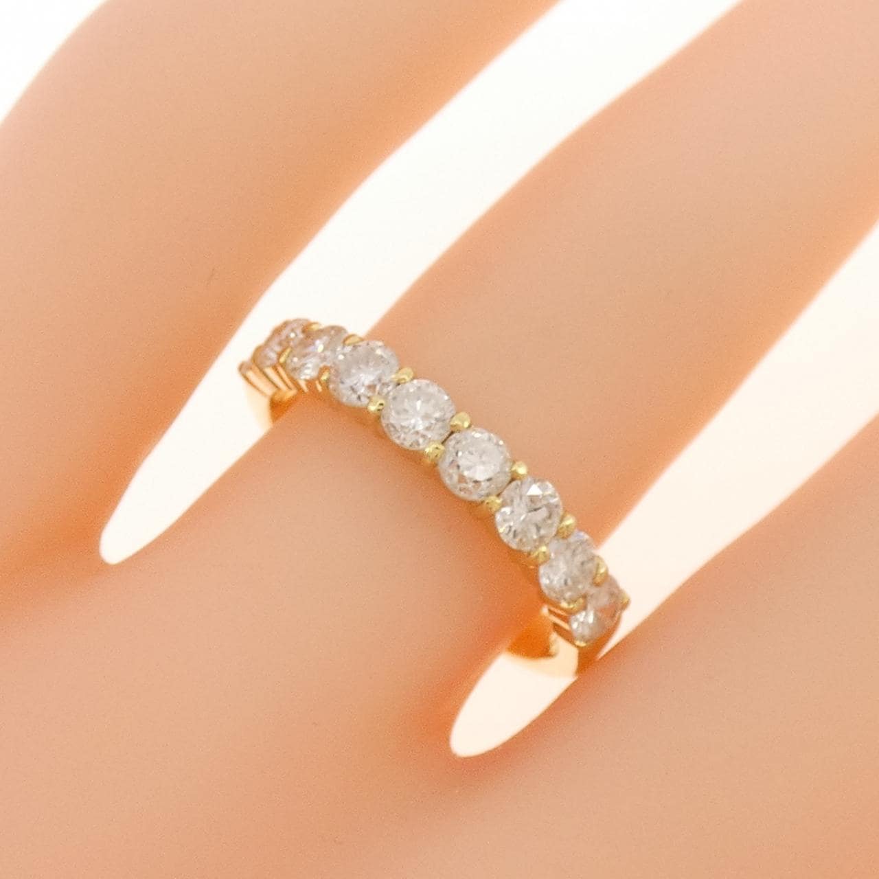 K18YG ダイヤモンド リング 0.89CT