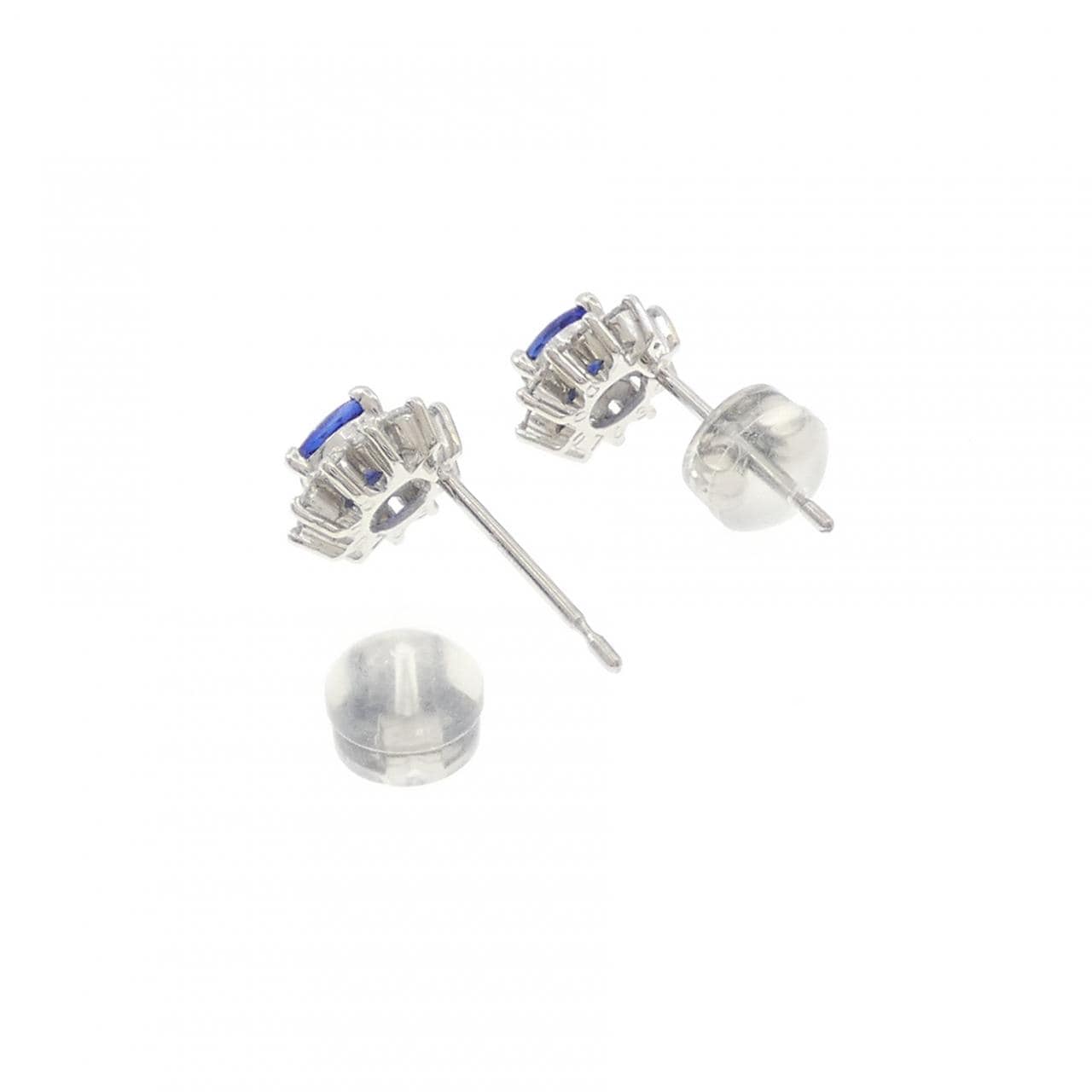 PT900 サファイヤ ピアス 0.70CT