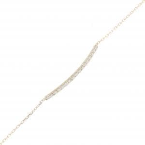 【リメイク】K10YG ダイヤモンド ブレスレット 0.24CT