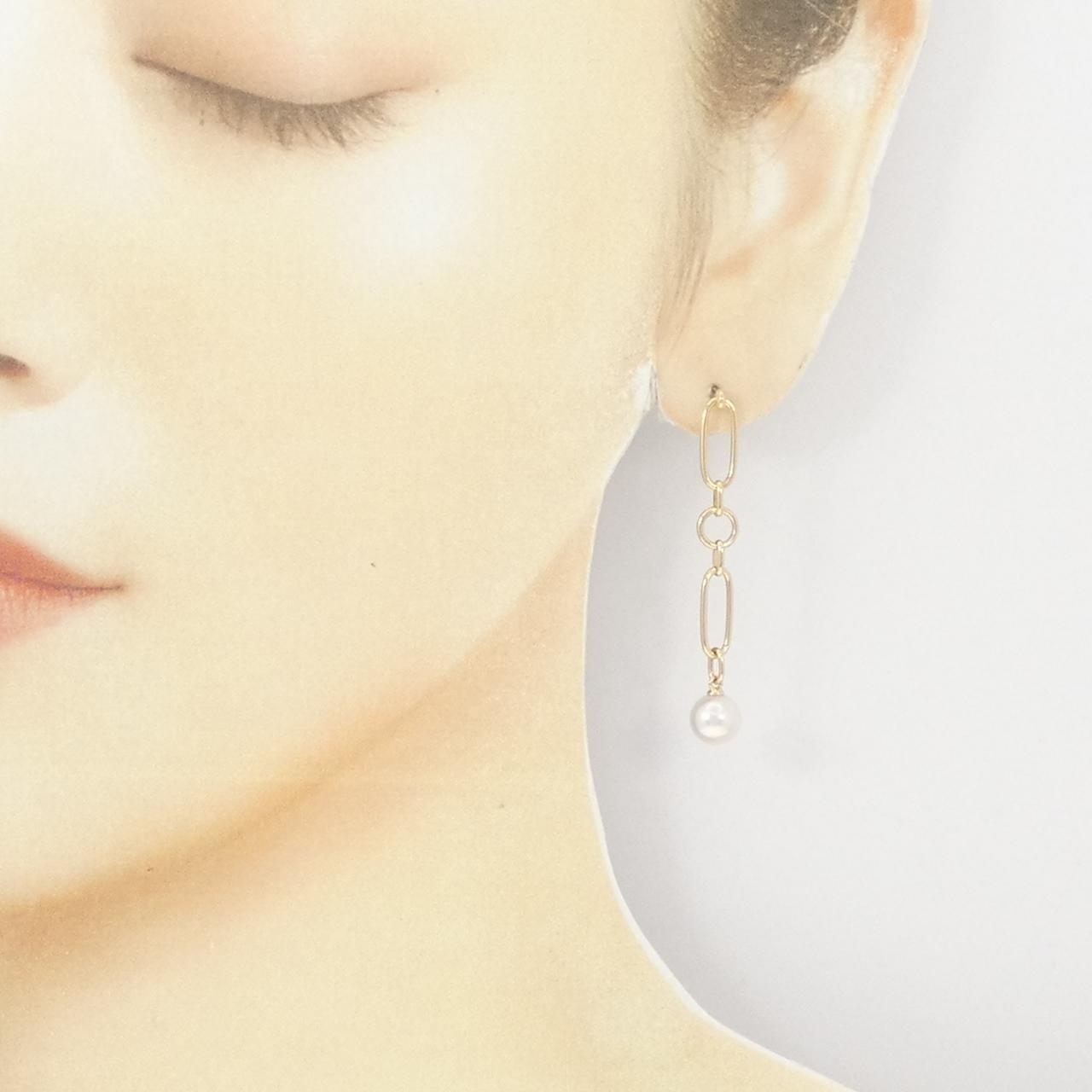 MIKIMOTO M-Code Earrings 6.8mm