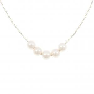 K18YG/K18WG アコヤパール ネックレス