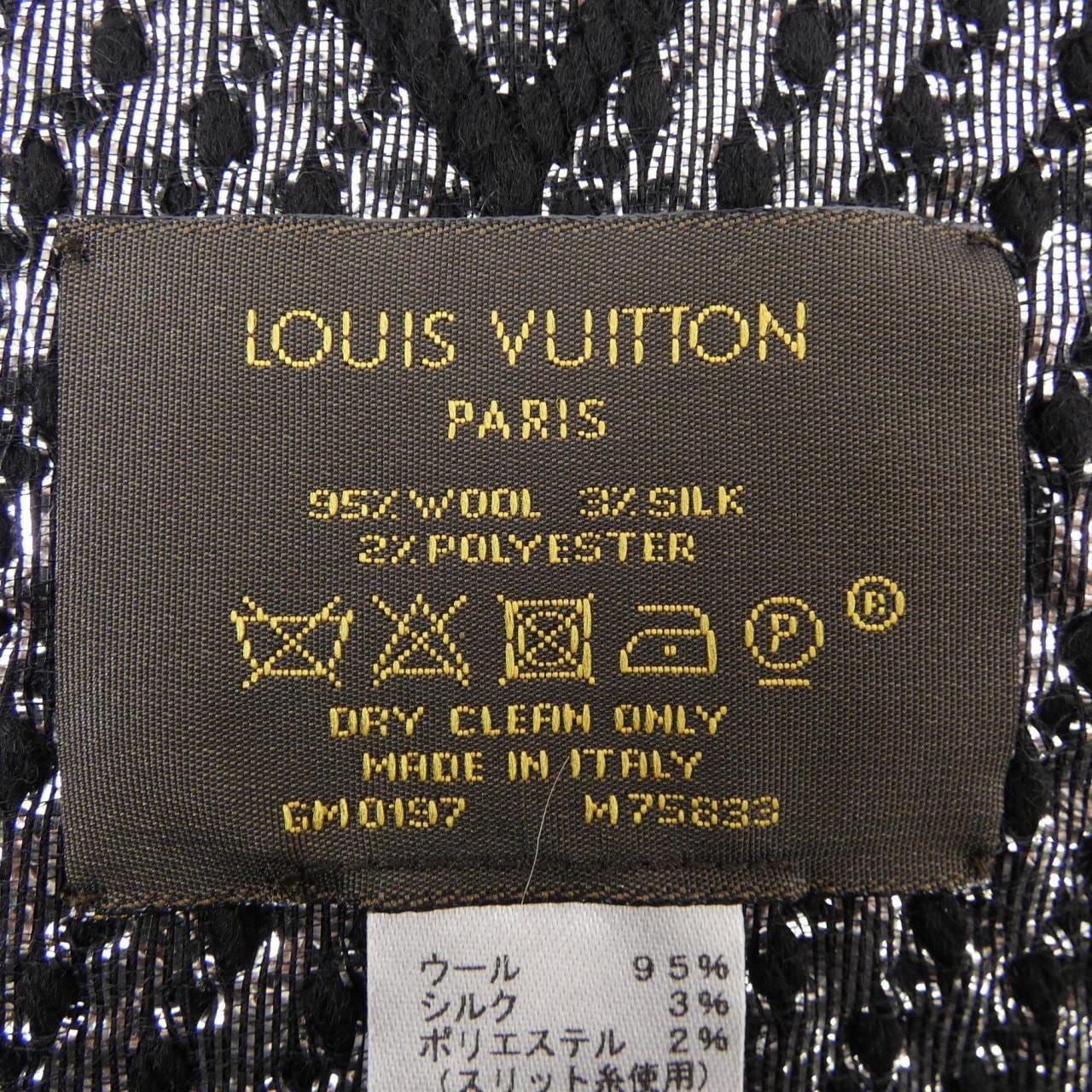 ルイヴィトン LOUIS VUITTON ロゴマニア M75833 MUFFLER