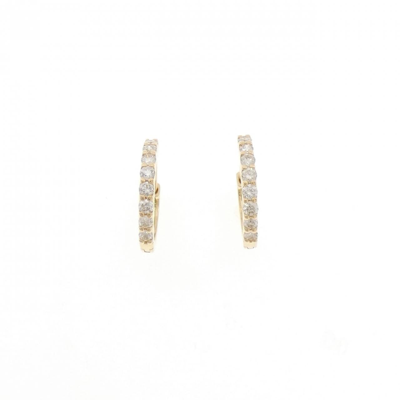 K18YG ダイヤモンド ピアス 0.30CT