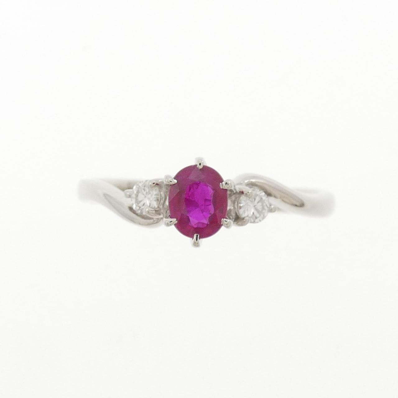 PT900 ルビー リング 0.41CT