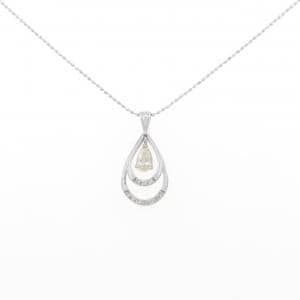 K18WG ダイヤモンド ネックレス 0.30CT