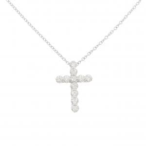 ポンテヴェキオ クロス ダイヤモンド ネックレス 0.20CT