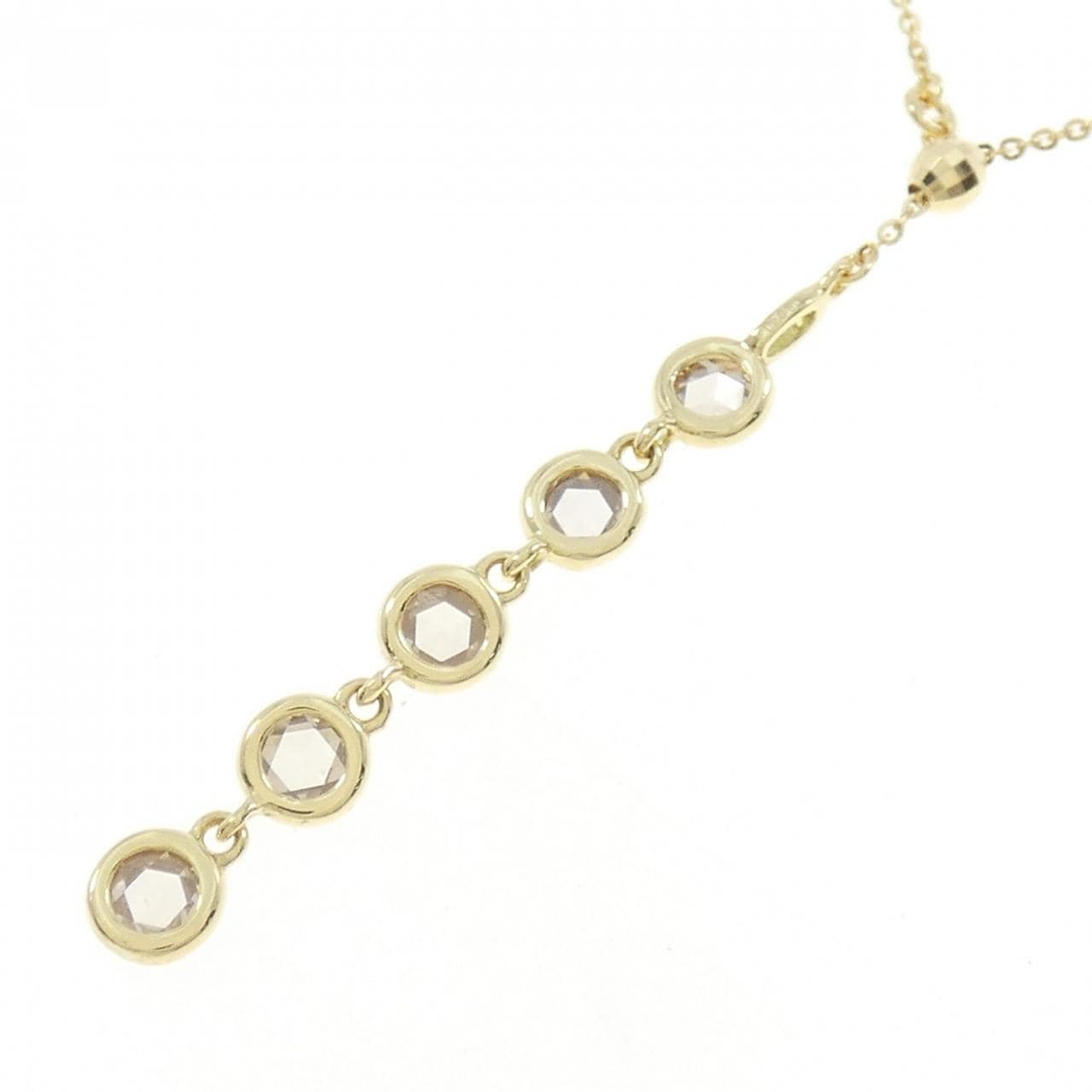 K18YG ダイヤモンド ネックレス 0.40CT
