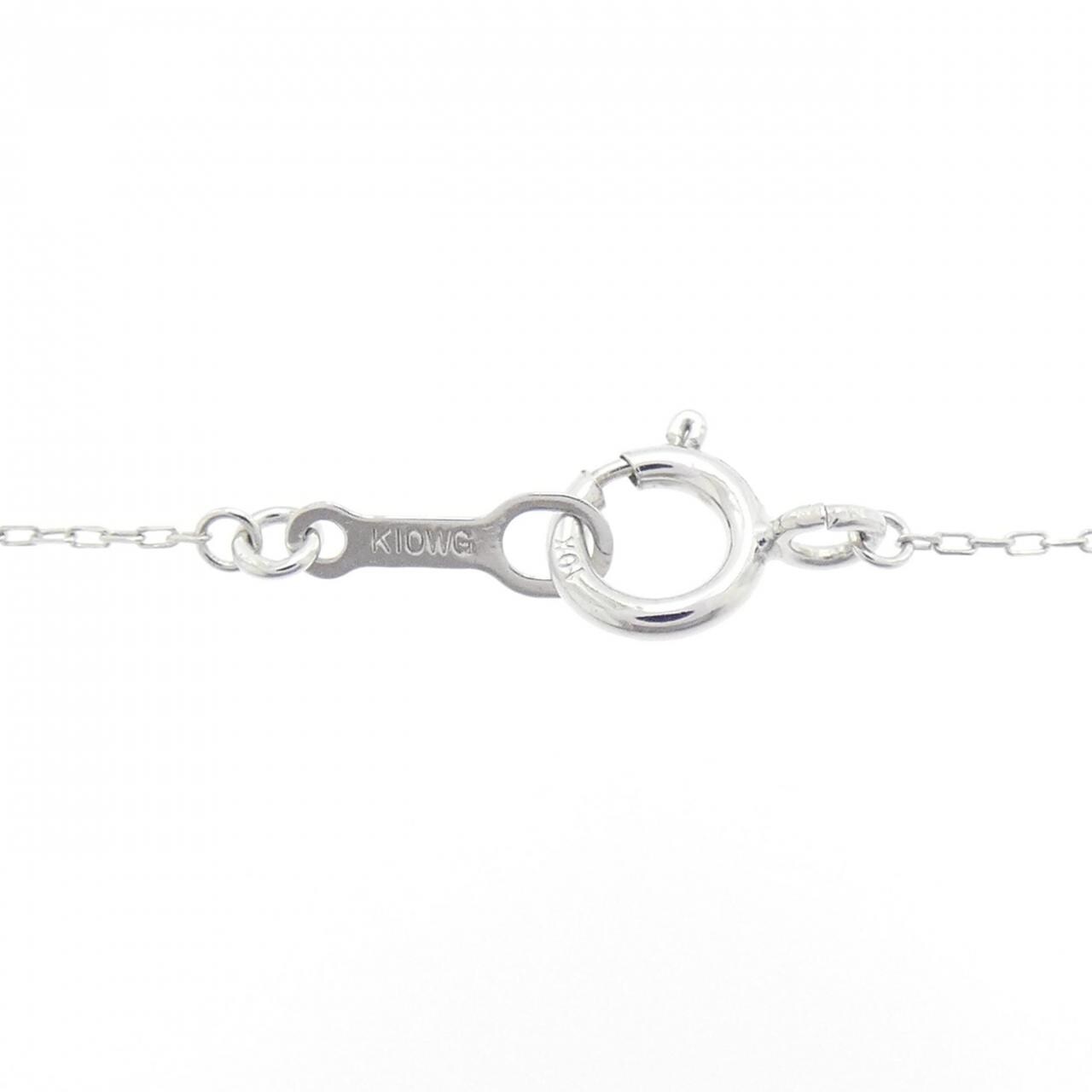 K10WG ダイヤモンド ネックレス 0.005CT