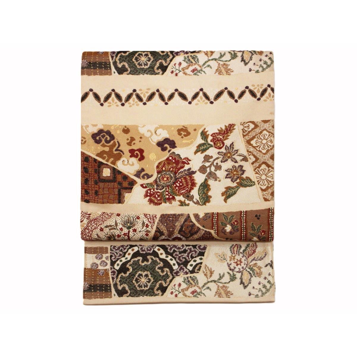 袋帯　鹿子井山田