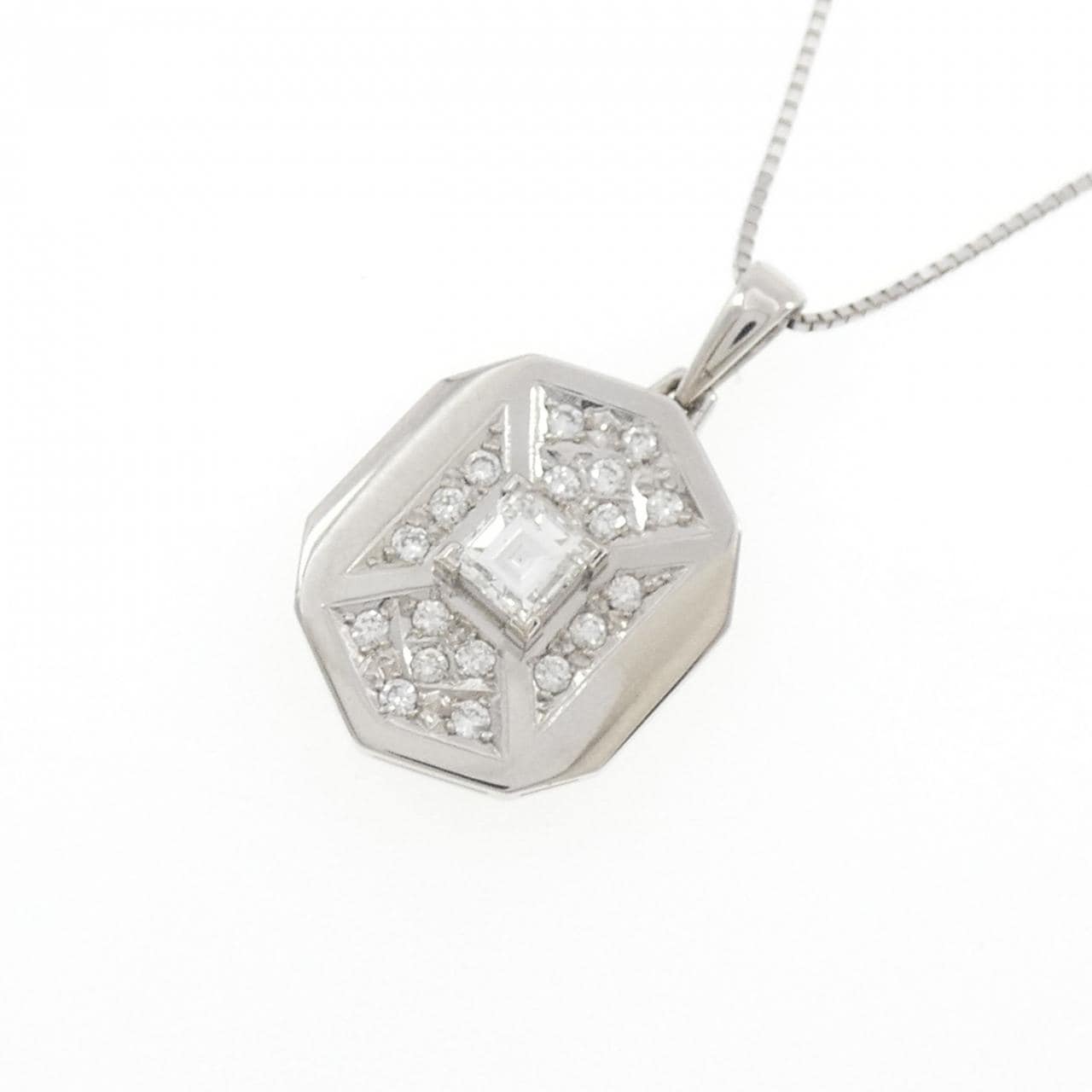 PT900/PT850 ダイヤモンド ネックレス 0.34CT