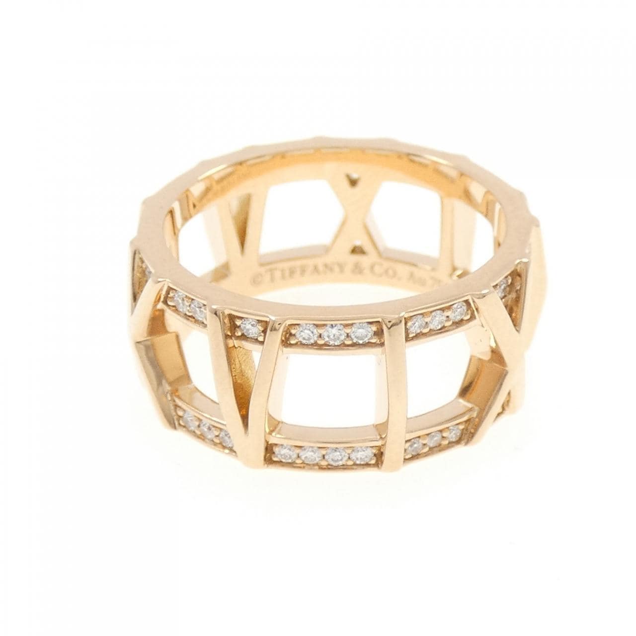 TIFFANY atlas X 開口戒指 0.21CT