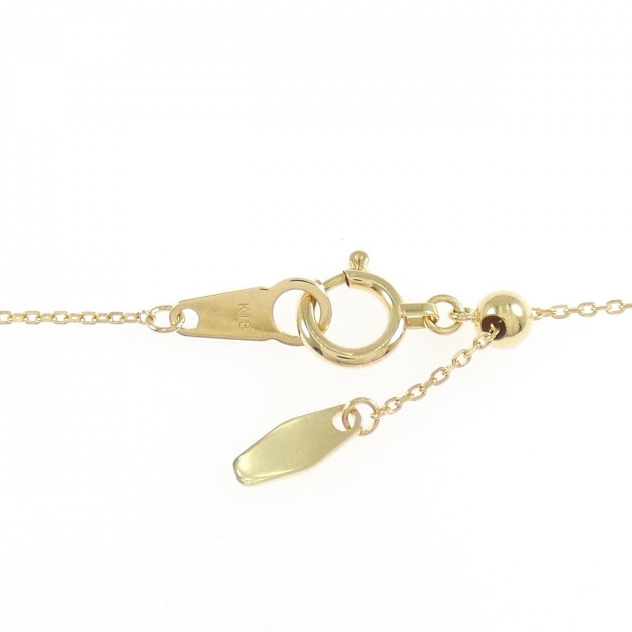 K18YG ダイヤモンド ネックレス 0.35CT