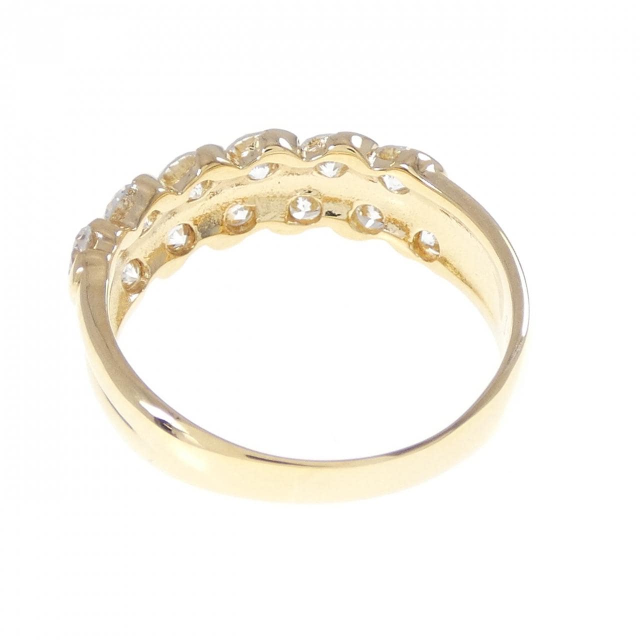 K18YG ダイヤモンド リング 1.38CT