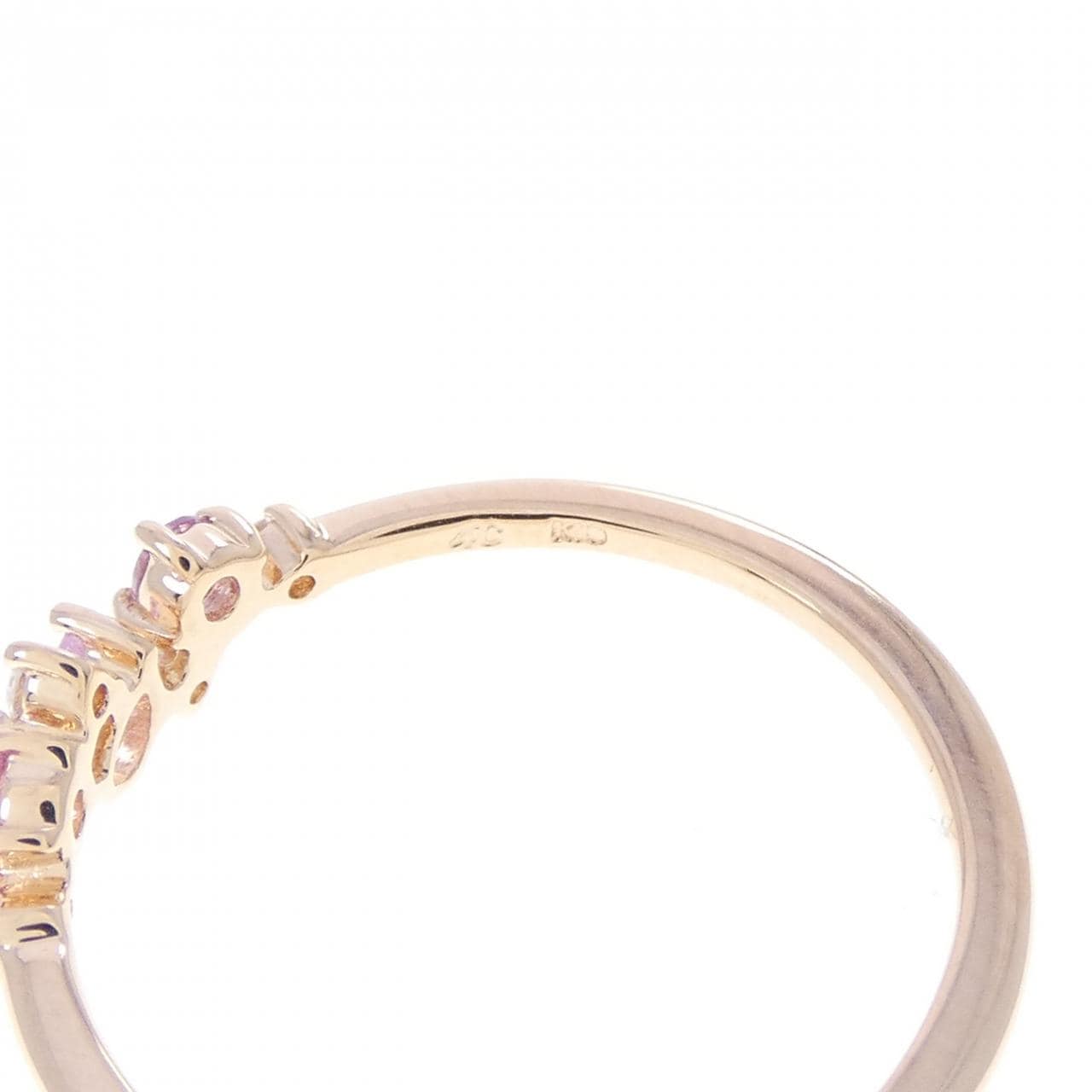 4゜C 合成サファイヤ リング