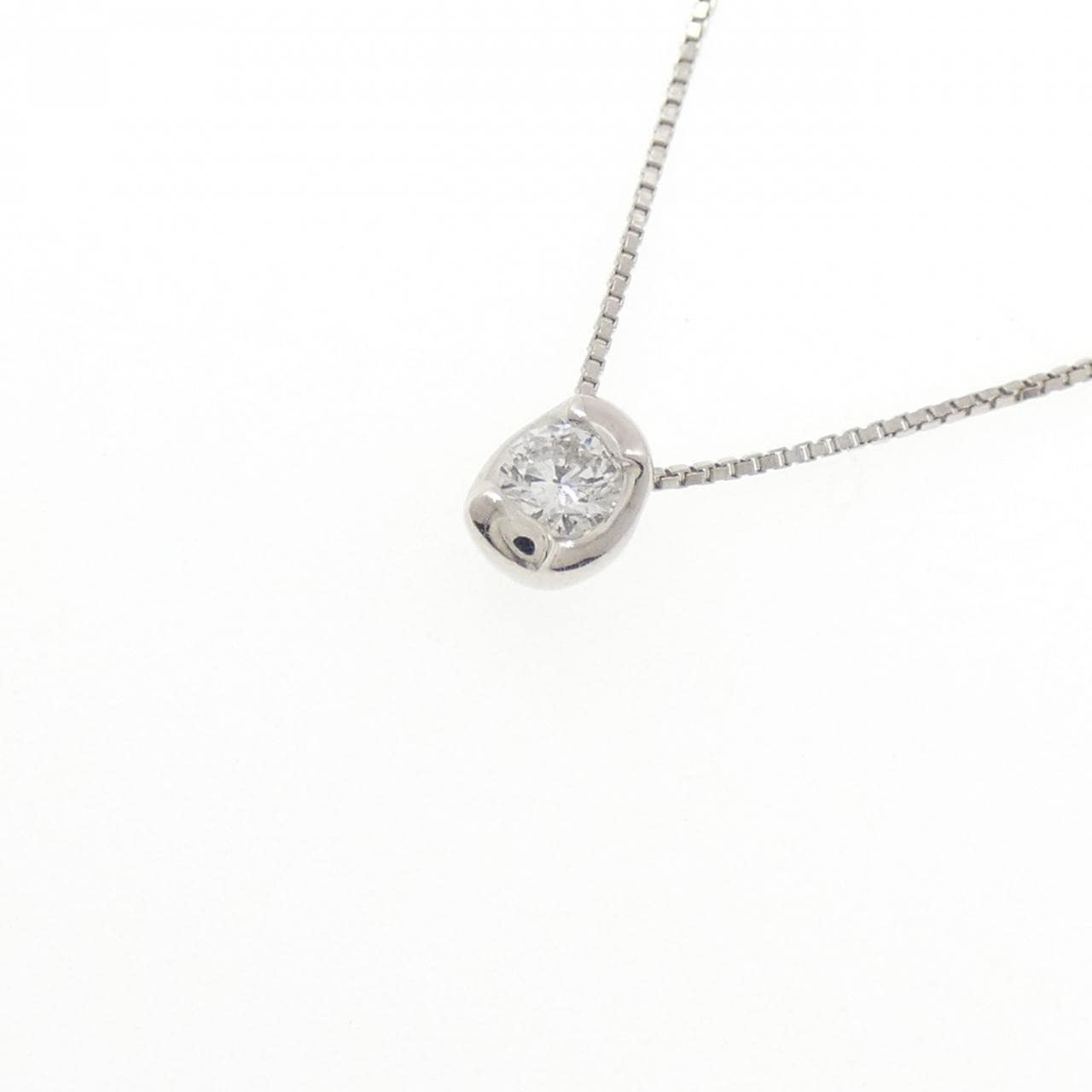 PT900/PT850 ダイヤモンド ネックレス 0.12CT