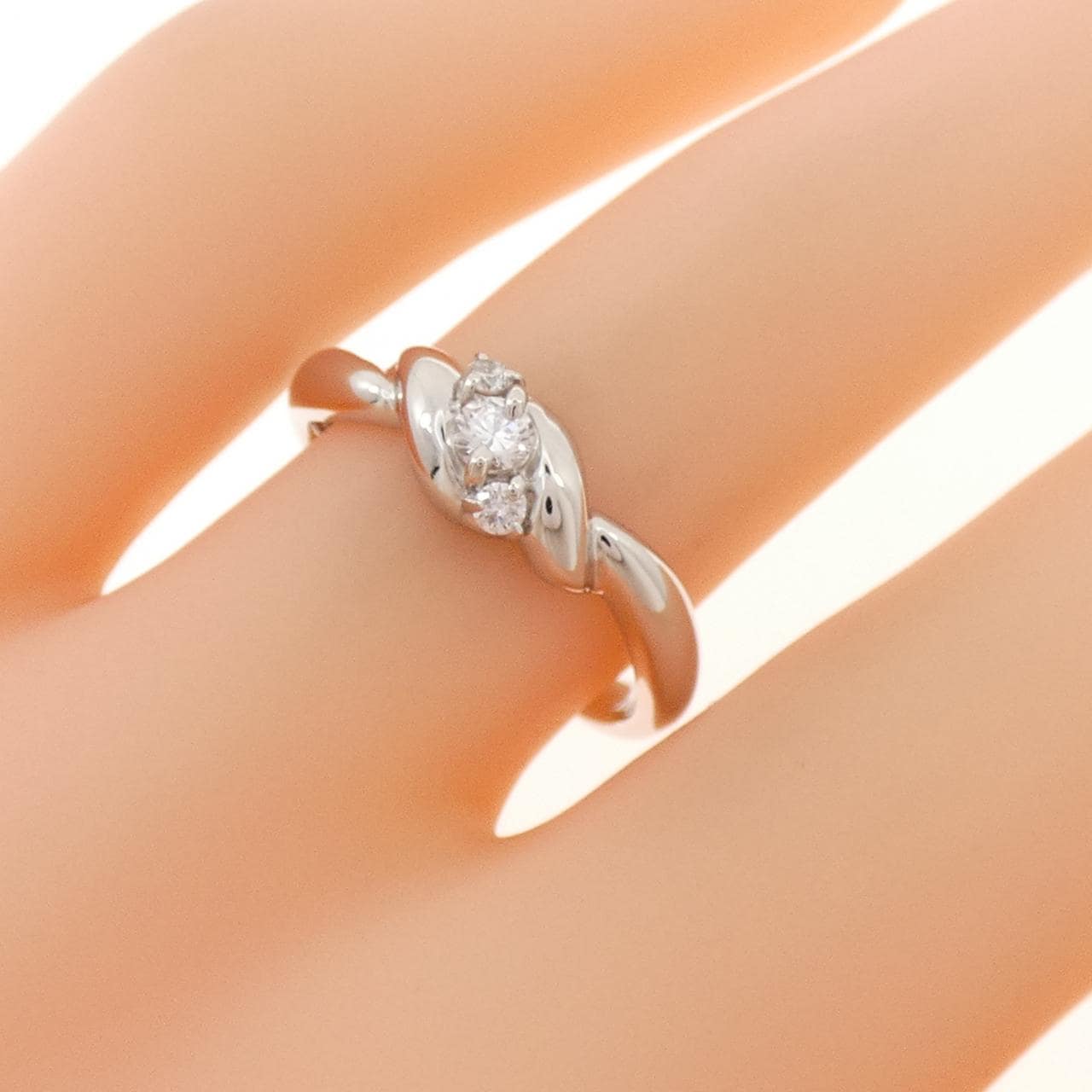 PT900 ダイヤモンド リング 0.13CT