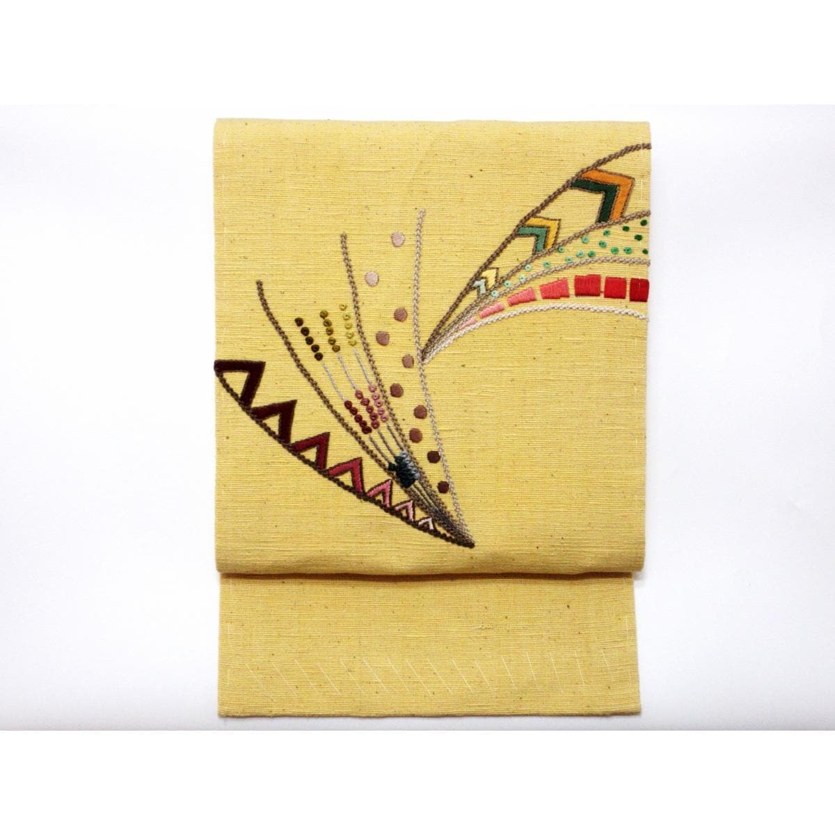 名古屋帶繭綢刺繡加工
