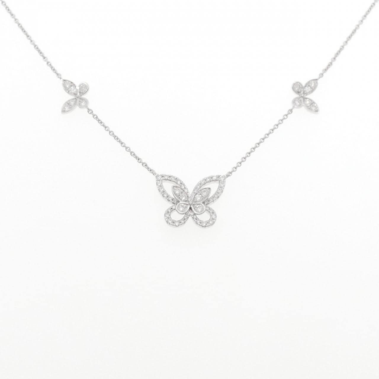グラフ ミニ バタフライ シルエット ネックレス
