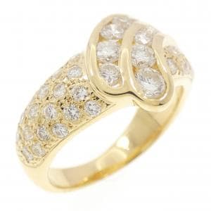 K18YG ダイヤモンド リング 1.06CT