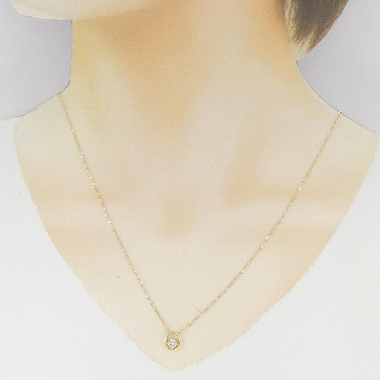 K18YG ダイヤモンド ネックレス 0.20CT