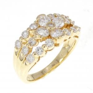 K18YG ダイヤモンド リング 1.00CT
