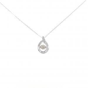 K18WG ダイヤモンド ネックレス 0.10CT