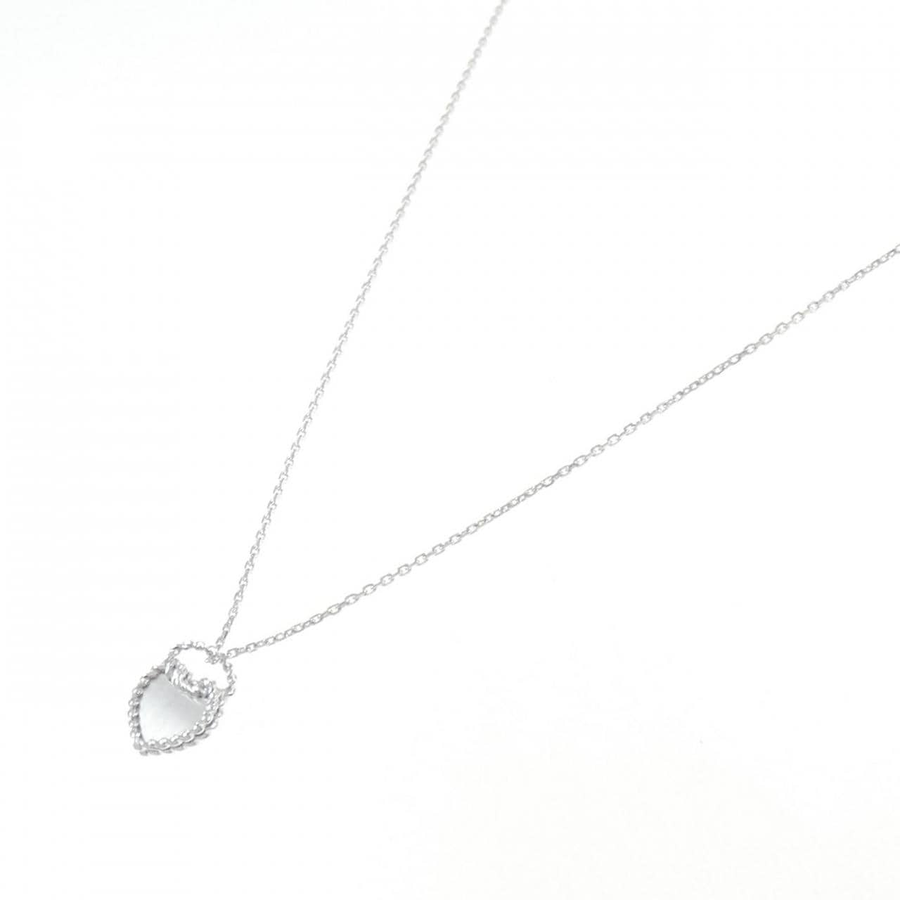 Cartier heart motif necklace