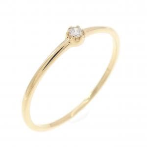【リメイク】K18YG ダイヤモンド リング 0.03CT