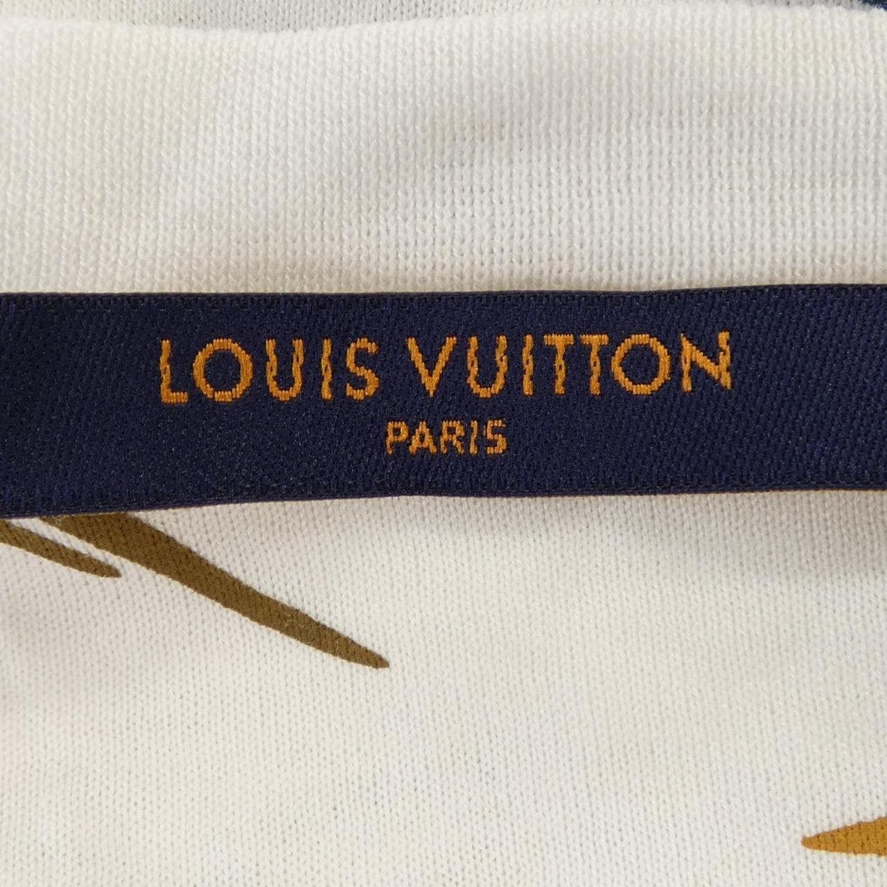 ルイヴィトン LOUIS VUITTON プリンテッドブロッサムストライプインサートTシャツ HEY02WFMB Tシャツ