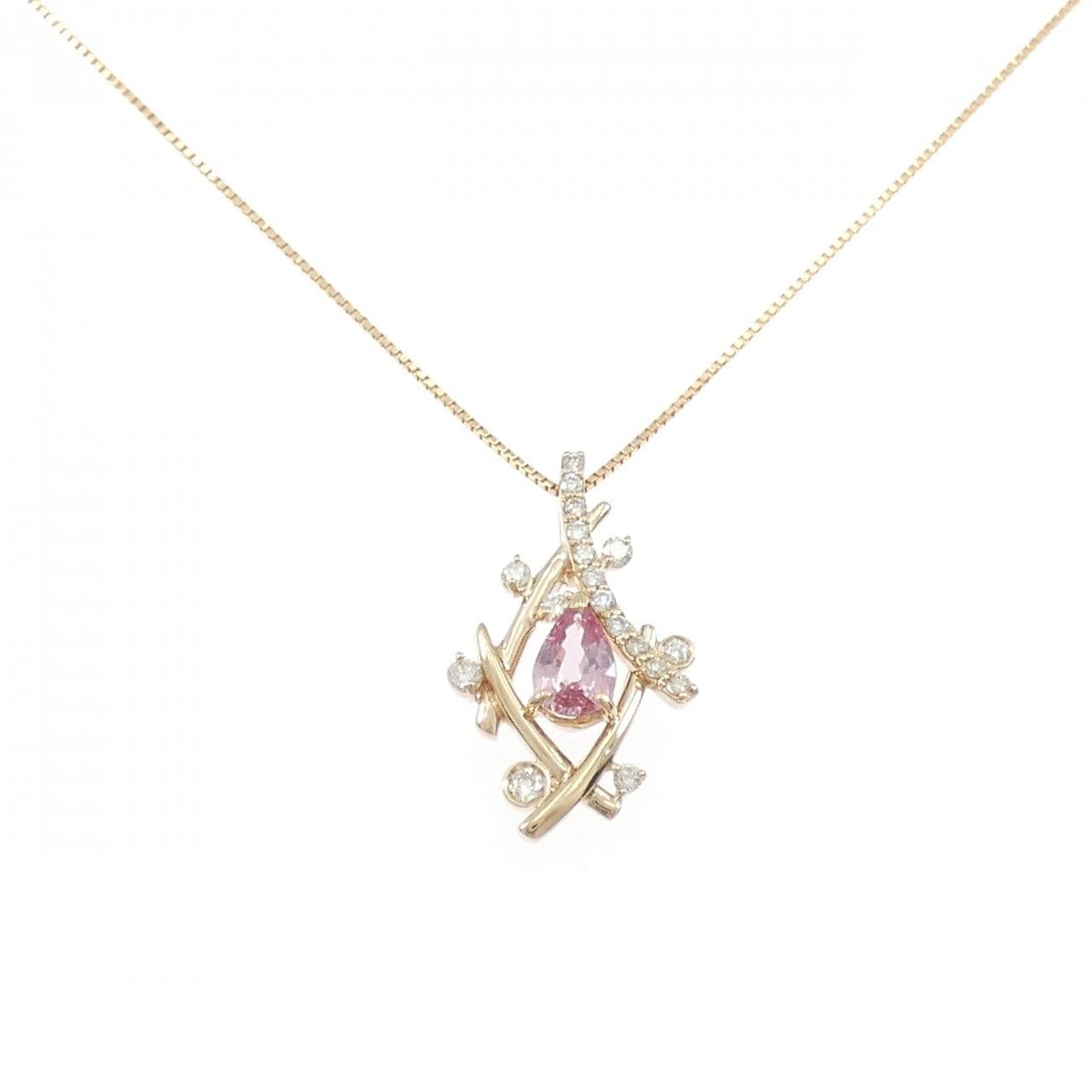 K18PG サファイヤ ネックレス 0.560CT