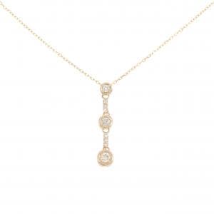 K18PG ダイヤモンド ネックレス 0.20CT