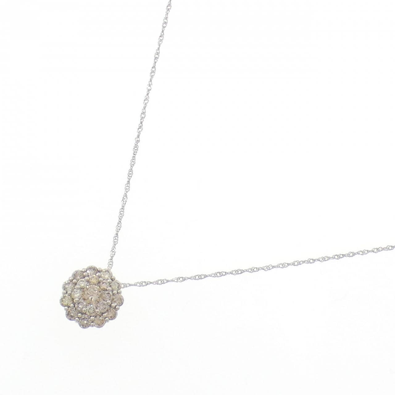 PT950 ダイヤモンド ネックレス 0.40CT