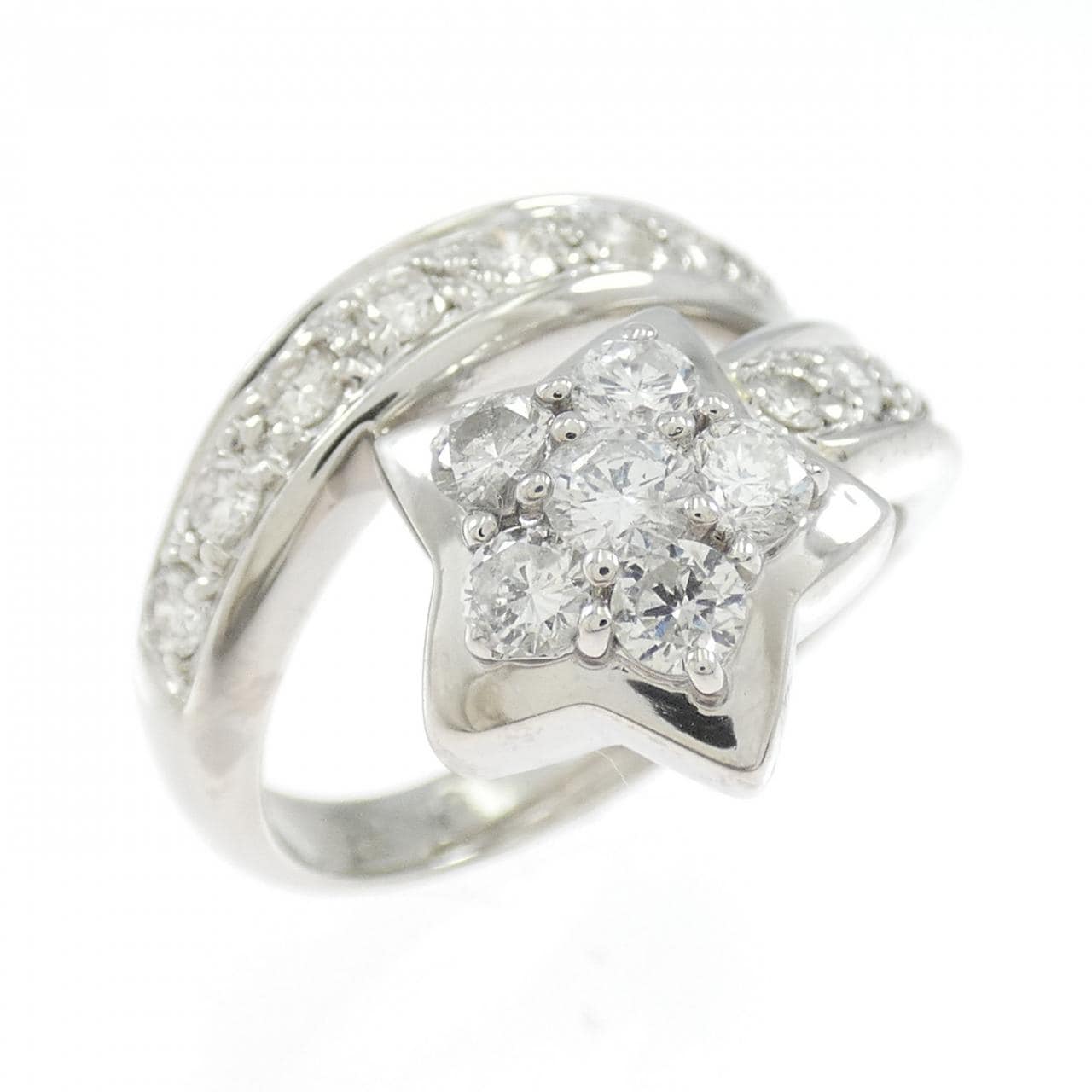 PT900 スター ダイヤモンド リング 1.19CT
