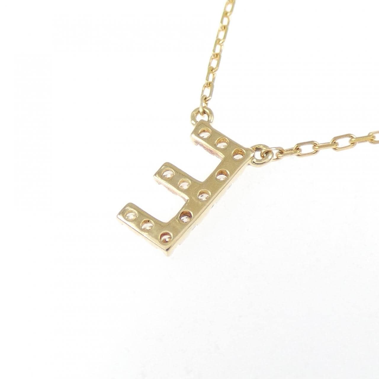 アーカー イニシャル ネックレス 0.05CT
