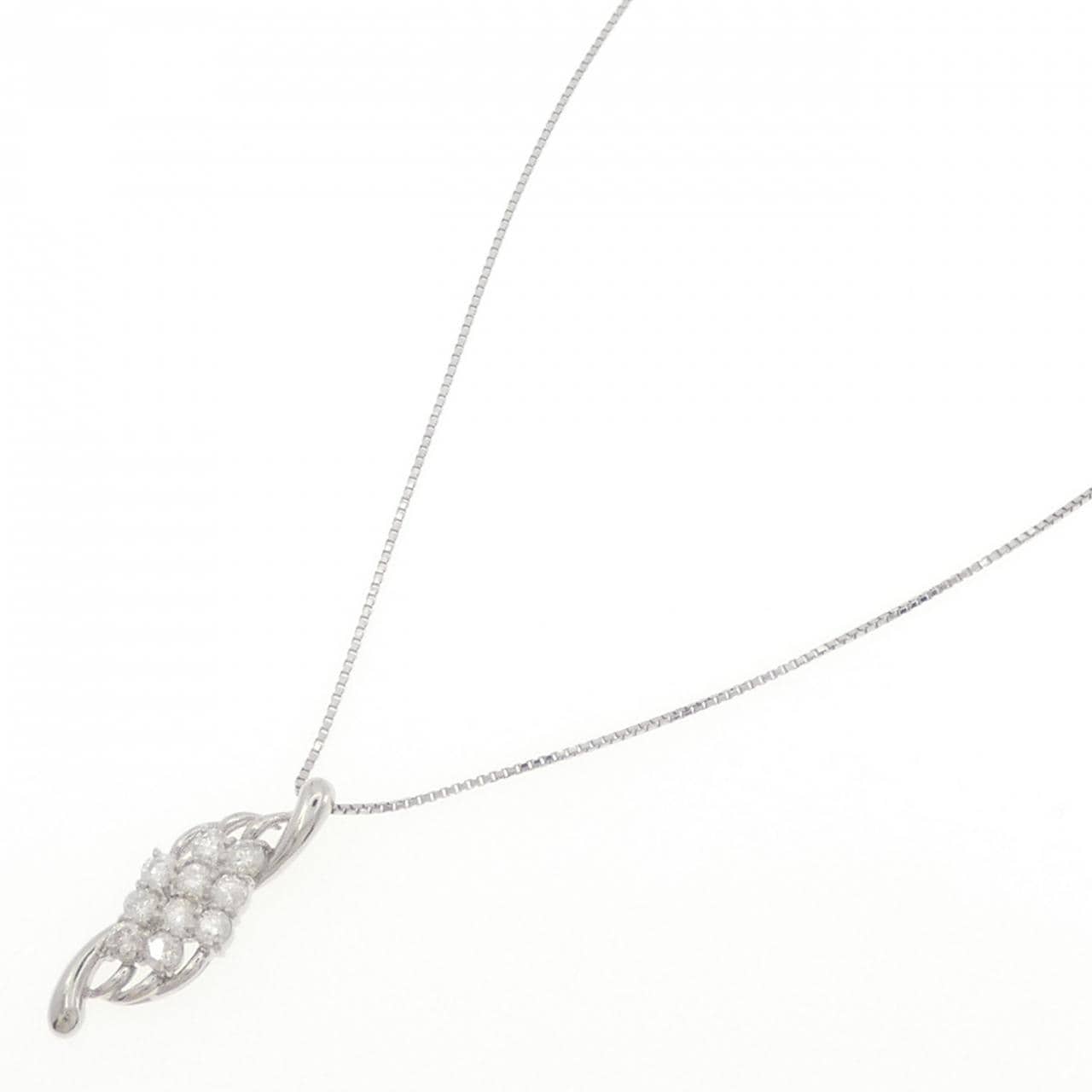 PT900/PT850 ダイヤモンド ネックレス 1.00CT