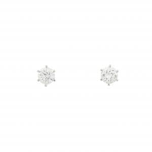 【リメイク】PT900/ST ダイヤモンド ピアス 0.251CT 0.268CT D VS1-2 VG