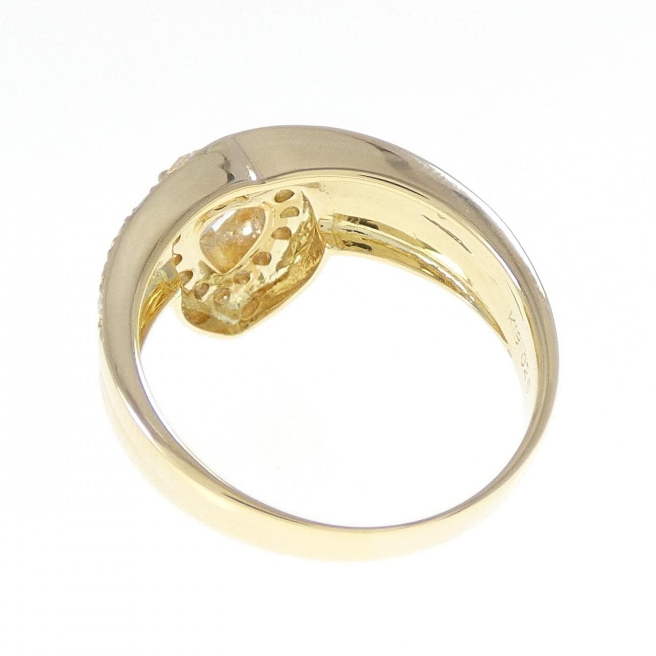 K18YG ダイヤモンド リング 0.53CT
