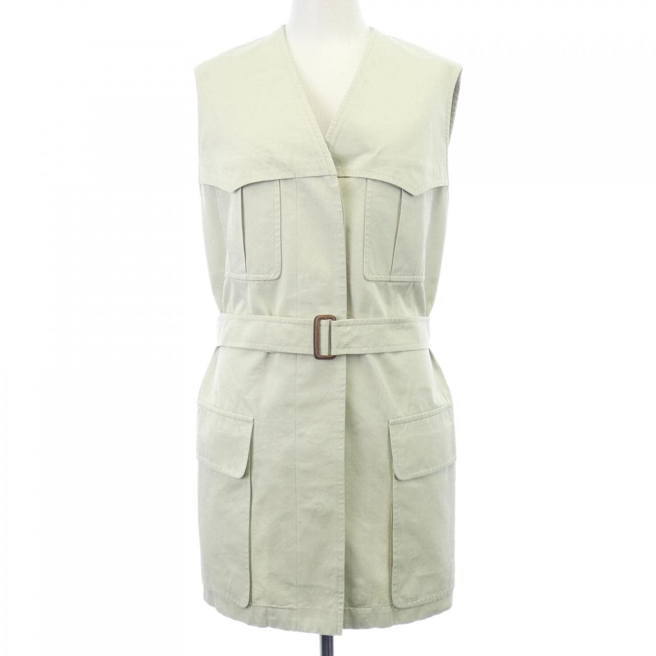 【ヴィンテージ】エルメス HERMES Hボタン ロングベスト