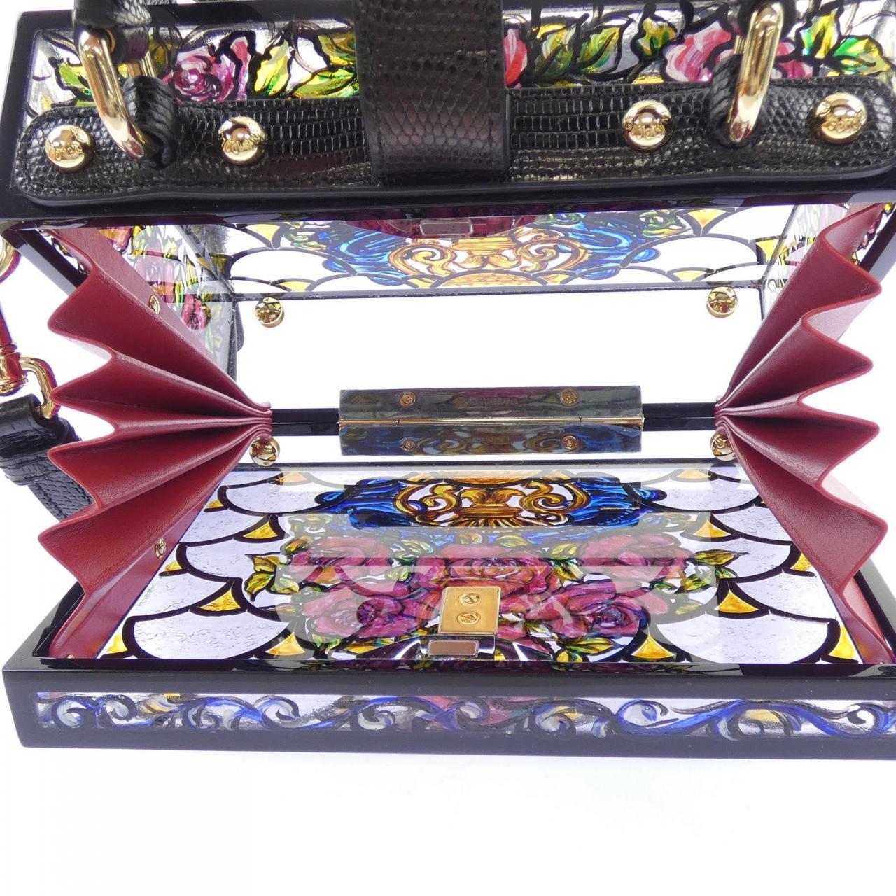 ドルチェアンドガッバーナ DOLCE&GABBANA ドルチェボックス プレキシ インターシャ BAG