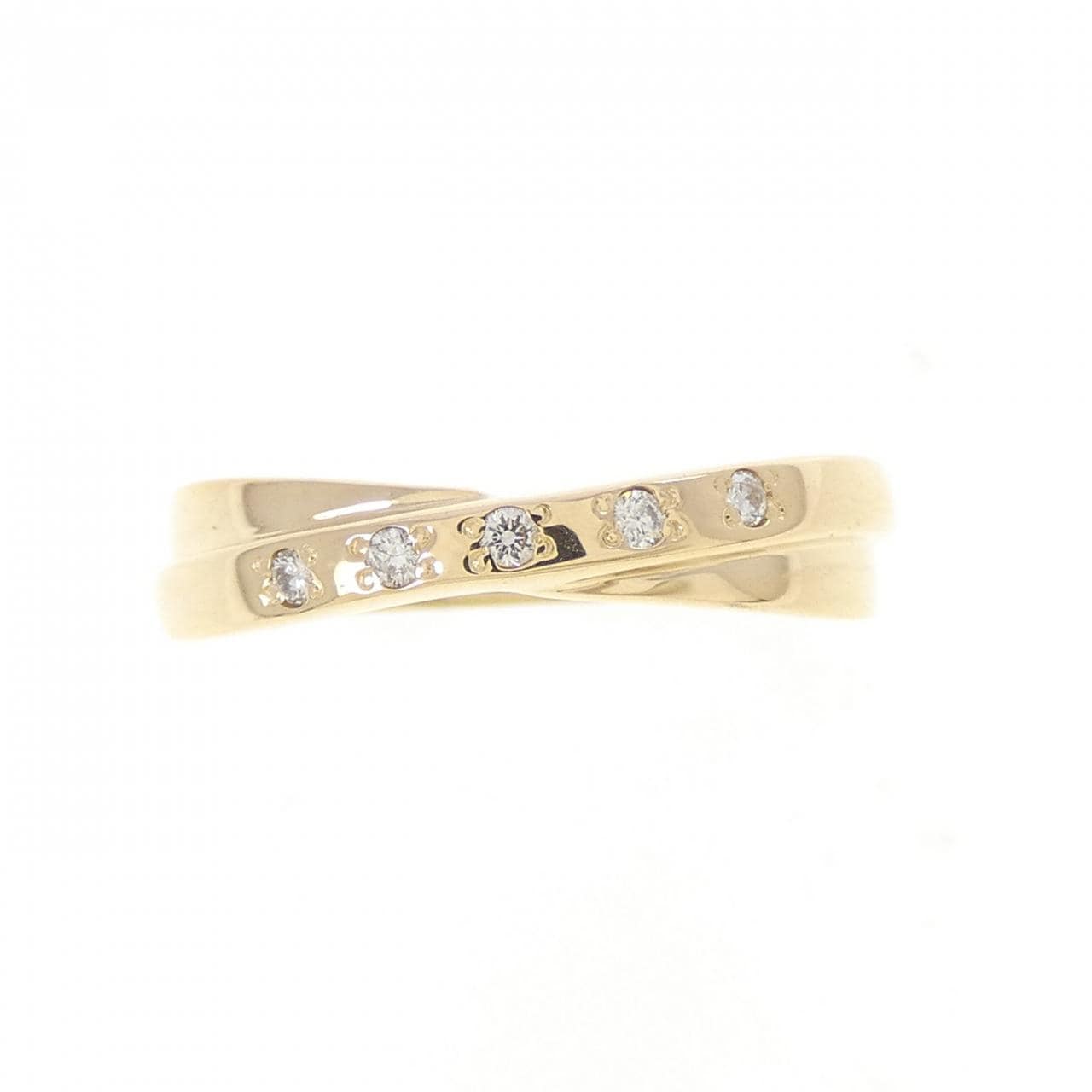 K18YG ダイヤモンド リング 0.04CT