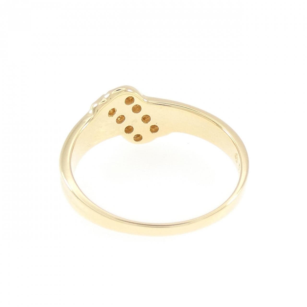 K18YG ダイヤモンド リング 0.10CT